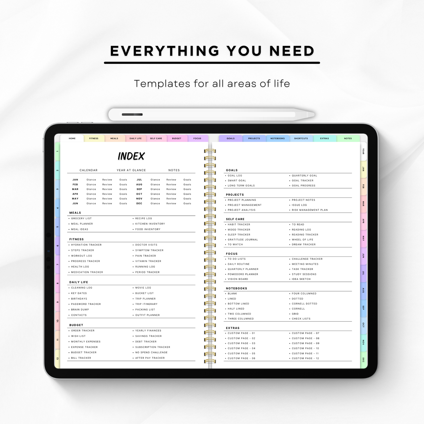 All in one Digital Planner 2025