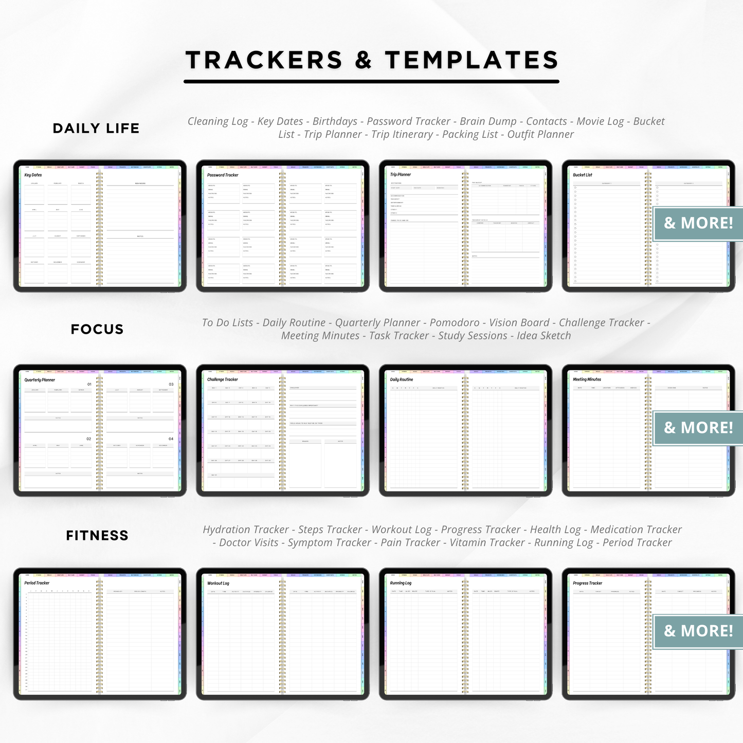 All in one Digital Planner 2025